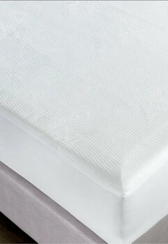 TAÇ KRİSTAL Örme Çift Kişilik Yatak Alezi Lastikli Sıvı Geçirmez Alez +32 Cm Derinlikli