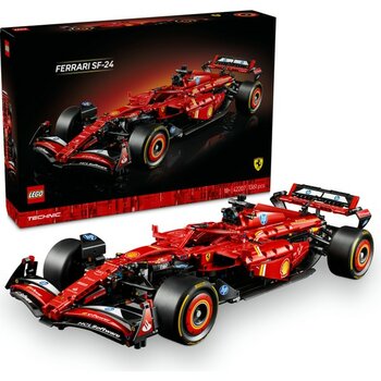 LEGO® Technic Ferrari SF-24 F1 Araba 42207 - Yetişkinler için Koleksiyonluk Yaratıcı Model Yapım Seti (1361 Parça)