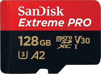 SanDisk Extreme Pro SDSQXCY-128G-GN6MA Class 10 UHS-I U3 A2 V30 128 GB Micro SD Kart