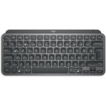 Logitech MX Keys Mini Minimalist Kablosuz Bluetooth Aydınlatmalı Türkçe Q Klavye - Siyah
