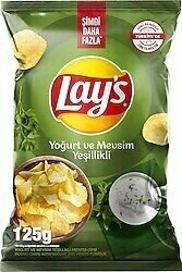 Lays Yoğurt ve Mevsim Yeşillikli Süper Boy Cips 125 gr