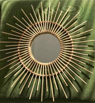 HM Home Bambu Aynalı Dresuar Ayna Konsol Aynası