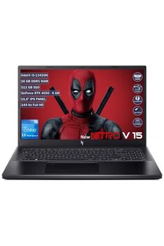 Acer Nitro V 15 Intel Core I5 13420H 16 Gb 512 Gb Ssd Rtx 4050 6 Gb Freedos 15.6" Fhd Ips Nh.qnbey.001-16