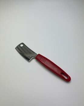Paslanmaz Çelik Peynir Bıçağı- Kırmızı Saplı