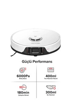 Roborock S8 Sonic – Lidar Navigasyonlu, Premium Akıllı Robot Süpürge TÜRKİYE GARANTİLİ