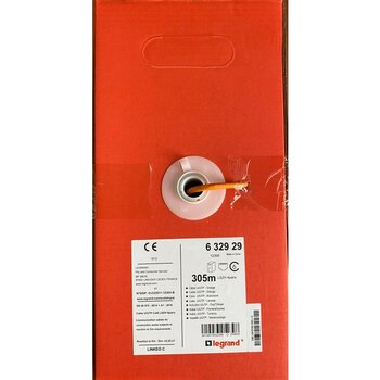 Legrand 632929 Cat6 U/utp Lszh Hf 23AWG Turuncu Data Kablosu 305 Metre Kutulu