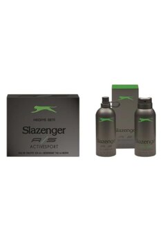 Slazenger Deodorant Active Sport 150 ml (yeşil) + Active Sport Yeşil EDT 125Ml Erkek Parfüm