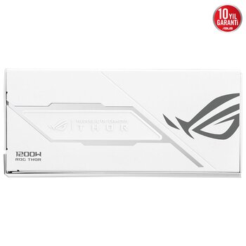 ASUS ROG Thor 1200W Platinum III White Edition 80 Plus Platinum Full Modüler Gaming (Oyuncu) Güç Kaynağı