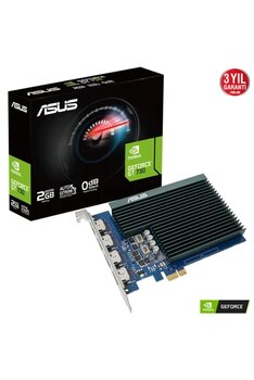 Nvidia Geforce Gt730 2Gb 64Bit Gddr5 (Analog+Hdmi+Dvi) Ekran Kartı Gt730-Sl-2Gd5-Brk