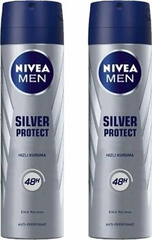 NIVEA Deodorant Sprey Silver Protect 150ml Erkek 2 Adet