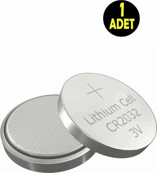1 Adet 3 Volt Cr2032 Sb-T15 Lityum Para Pil (Br 2032 Bios-Kepenk-Kumanda Terazi Düğme Lithum Pili)