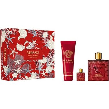 Versace Eros Flame Erkek Parfüm Edp 100 ml Shower Gel 150 ml Edp 5 ml Set - NO COLOR