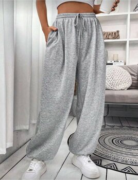 Le Vion Kadın Salaş Iki Iplik Oversize Jogger Eşofman Altı 2XS Beden