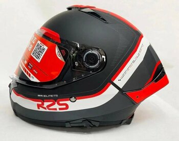 MT Thunder 4 Sv R25 B5 Kırmızı Mat Siyah Motosiklet Kaskı