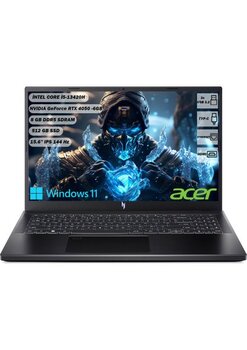 Acer Nitro V15 İ5-13420H 8 GB 512 GB SSD RTX4050-6 GB 15.6" FHD IPS 144 Hz Windows 11 Home Taşınabilir Bilgisayar NH.QNBEY.006