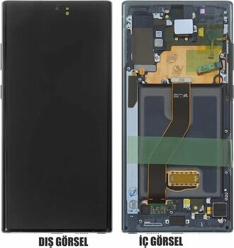 Teknonet Samsung Galaxy Note 10 Uyumlu Lcd+dokunmatik+çıtalı Siyah