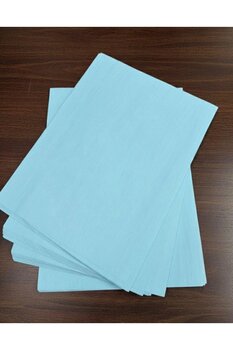 aybaş kağıtçılık Mavi Renk Pelur Kağıdı 25x35 Cm (50 Adet) Paketleme Kağıdı, Çeyiz kağıdı, Renkli Pelur Kağıdı