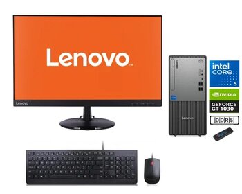 Lenovo Thinkcentre Neo 50T Gen 5 Intel Core I5 13400 8Gb Ddr5 256Gb Ssd 4Gb/Gt1030 23.8Mon Win11h Masaüstü Blgisayar Neo12ub000etrnh01+Zettausbbellek