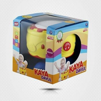 Birlik Oyuncak Pilli Işıklı Sesli Kaya Davul - Turuncu