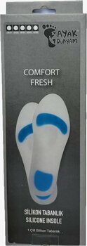 Ayak Dünyam Ark Takviyeli Taban Düşüklüğü Düz Taban Içe Basma Destekli Anatomik Silikon Ayakkabı Tabanlığı