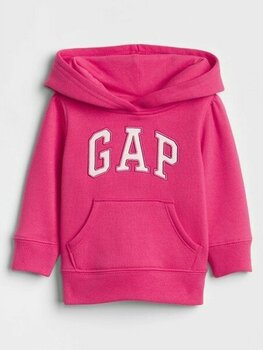 Gap Kız Bebek Pembe Gap Logo Kapüşonlu Sweatshirt - 2 Yaş