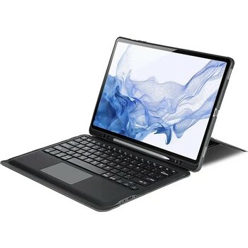 Elektronikçim Dux Ducıs Galaxy Tab S8+ / S7+ / S7 Fe Için Ayrılabilir Bluetooth Klavye Touchpad - TK0021-5CTIS - Siyah