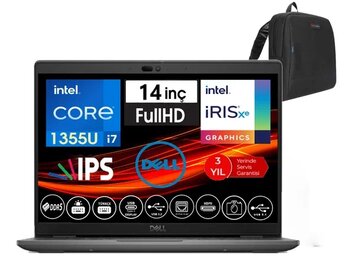 Dell Latitude 3450 Intel Core I7 1355U 96Gb Ddr5 2Tb Ssd 14" Fhd Ips Wındows11pro Taşınabilir Bilgisayar Wn012l54501449+Zettaçanta