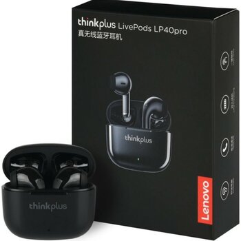 Lenovo Thinkplus LP40 Pro TWS Bluetooth 5.1 Kablosuz Kulaklık Apple Android Surround Ses Ekstra Bass - Siyah