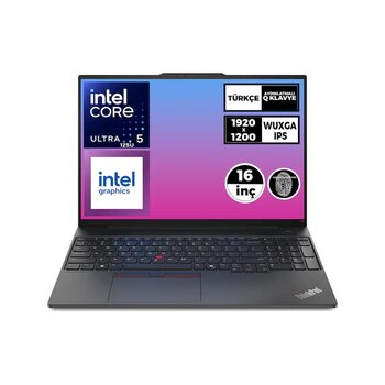 Lenovo Thinkpad E16 Gen 2 21ma003mtx010 U5-125u 16 Gb 512 Gb Ssd 16" W11p Dizüstü Bilgisayar