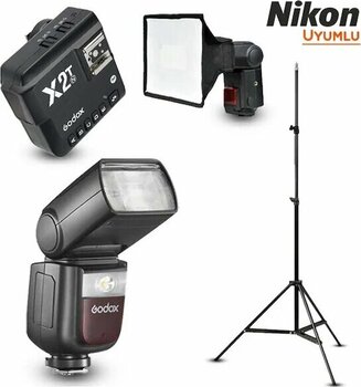 Godox V860iii-n Nikon Flaş Full Set - Tripod