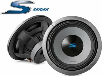 Alpine S Serisi S2-W12d4 Çift 4-Ohm Ses Bobinli Yeni Nesil 30cm (12") S-Serisi Subwoofer