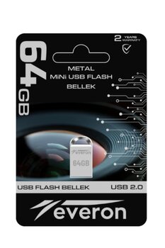 Everon 64 Gb Flash Bellek Metal Usb Mini Usb Bellek Made In Taiwan 2 Yıl Garanti