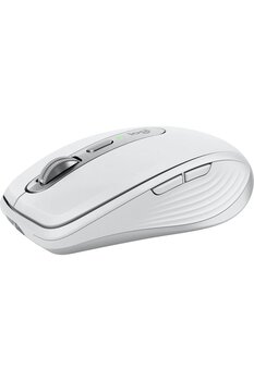 logitech MX Anywhere 3S Kompakt 8000 DPI Optik Sensörlü Sessiz Bluetooth Kablosuz Mouse, Beyaz 910-006930