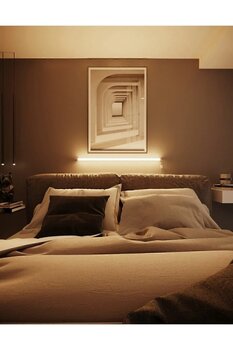 bluedıgıtal Uzaktan Kumandalı Led Abajur Duvar Gece Lambası Rgb Yuksek Işık Sistemi 120 Cm