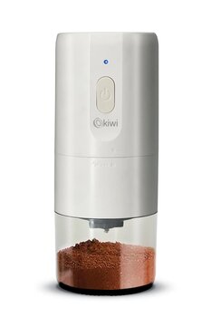 Kiwi Şarjlı Kahve ve Baharat Öğütücü Beyaz
