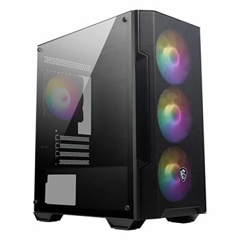 MSI MAG Forge M100a 500w USB 3.2 RGB mATX Mid Tower Siyah Kasa