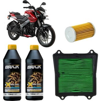 Işıklar Bajaj Pulsar 200 Ns Brava Bakım Seti Extreme 6000 - 1 - Siyah