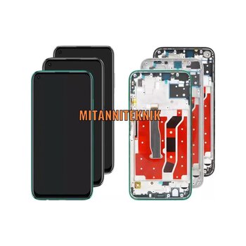 Huawei P40 Lite Lcd Ekran Dokunmatik Çıtalı (333913051) Yeşil