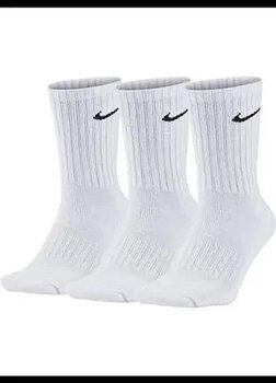 Nike Sx7676-100 Beyaz L Spor Çorap