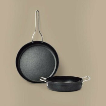 Gigilli Fin Diamond Tava Sahan Seti Siyah - Tava