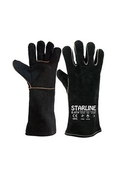 Starline Yüksek Kalite Kaynakçı Eldiveni E-084 Deri Eldiven 10no