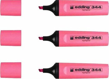 Edding 344 Pembe Fosforlu Kalem - 3'lü