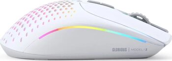 Glorious Model I 2 GLO-MS-IWV2-MW Beyaz RGB Ergonomik Optik Kablolu/Kablosuz Oyuncu Mouse