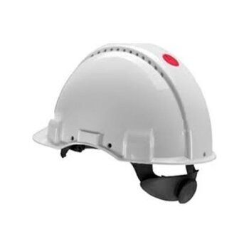 3m G3000 Peltor Havalandırmalı Uv Korumalı Vidalı Beyaz Baret Sarı