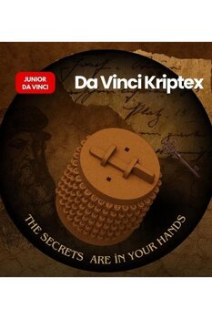 Junior Da Vinci Kriptex (Şifreli Kutu) – Ahşap STEM Tasarım Seti | Junior Da Vinci Bilim Koleksiyonu