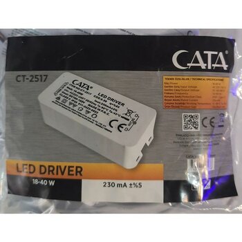 Cata CT-2517 Slim LED Panel Driver 5 Adet - Beyaz