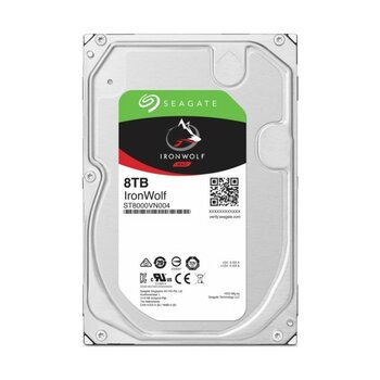Seagate Ironwolf 3,5" 8tb 256MB ST8000VN004, 7200RPM, Server/nas HDD