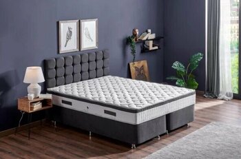 Çift Kişilik Full Ortopedik Sert Yatak 150X200 Aloe Vera Yatak