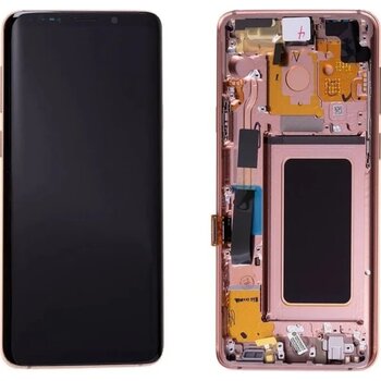 Samsung Galaxy Uyumlu S9 Plus Sm-g965 Lcd Ekran Dokunmatik Çıtalı Gold Belirtilen