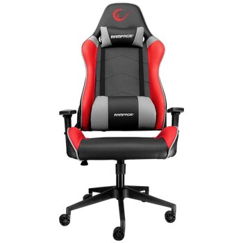 Rampage Kl-R77 3D Kol Tam Dönme Süngerli Siyah / Kırmızı Oyuncu Koltuğu Rampage Outlet